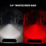 14 inch red white