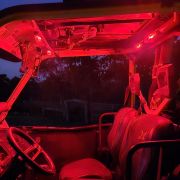 Red and White LED Interior Lights