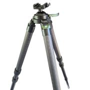 Heavy Duty Carbon Fiber Tripod – Video Camera & Hunting | 88lb Load, 4 Sections