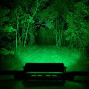 Green/White LED Driving Lightbar – 14 Inch